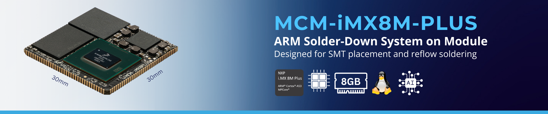 MCM-iMX8M-Plus: NXP i.MX8M Plus SOM